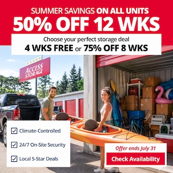 Access Storage - Stouffville Promotion